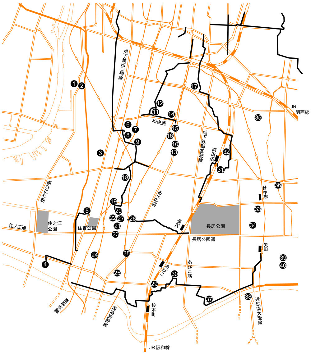 コース全域マップの写真