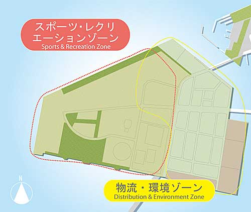 舞洲地区のゾーニング