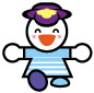 両手を広げた夢ちゃん