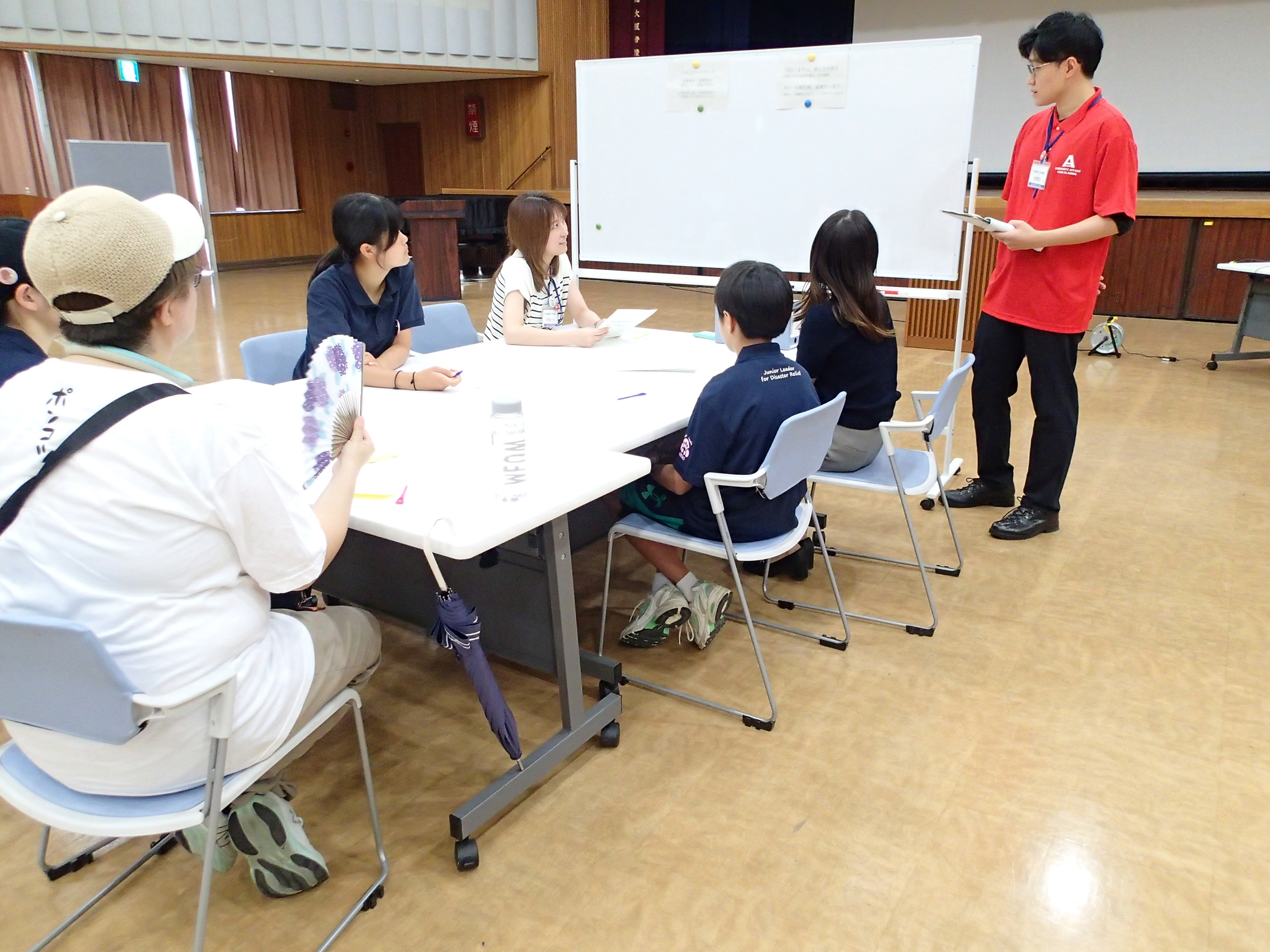 クロスロードクイズをしている写真