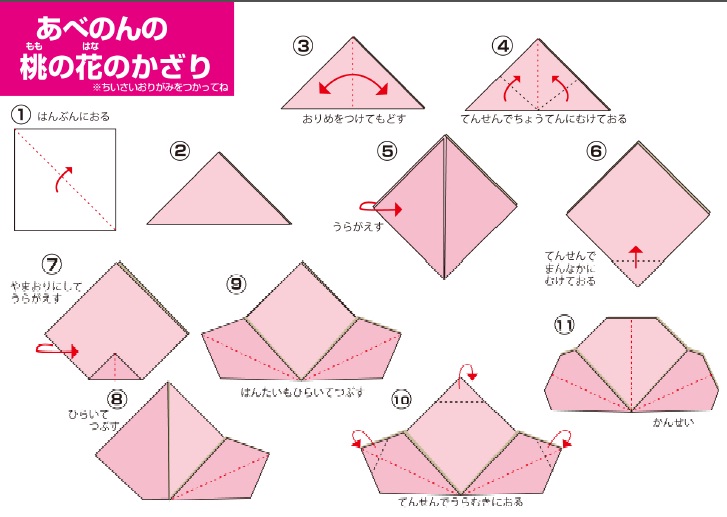大阪市阿倍野区 あべのんを折り紙で作ってみよう イベント みどころ あべのんの部屋