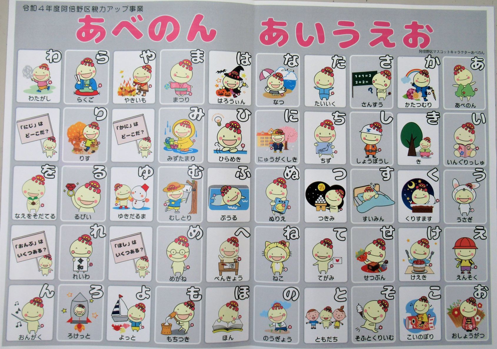 ひらがな表