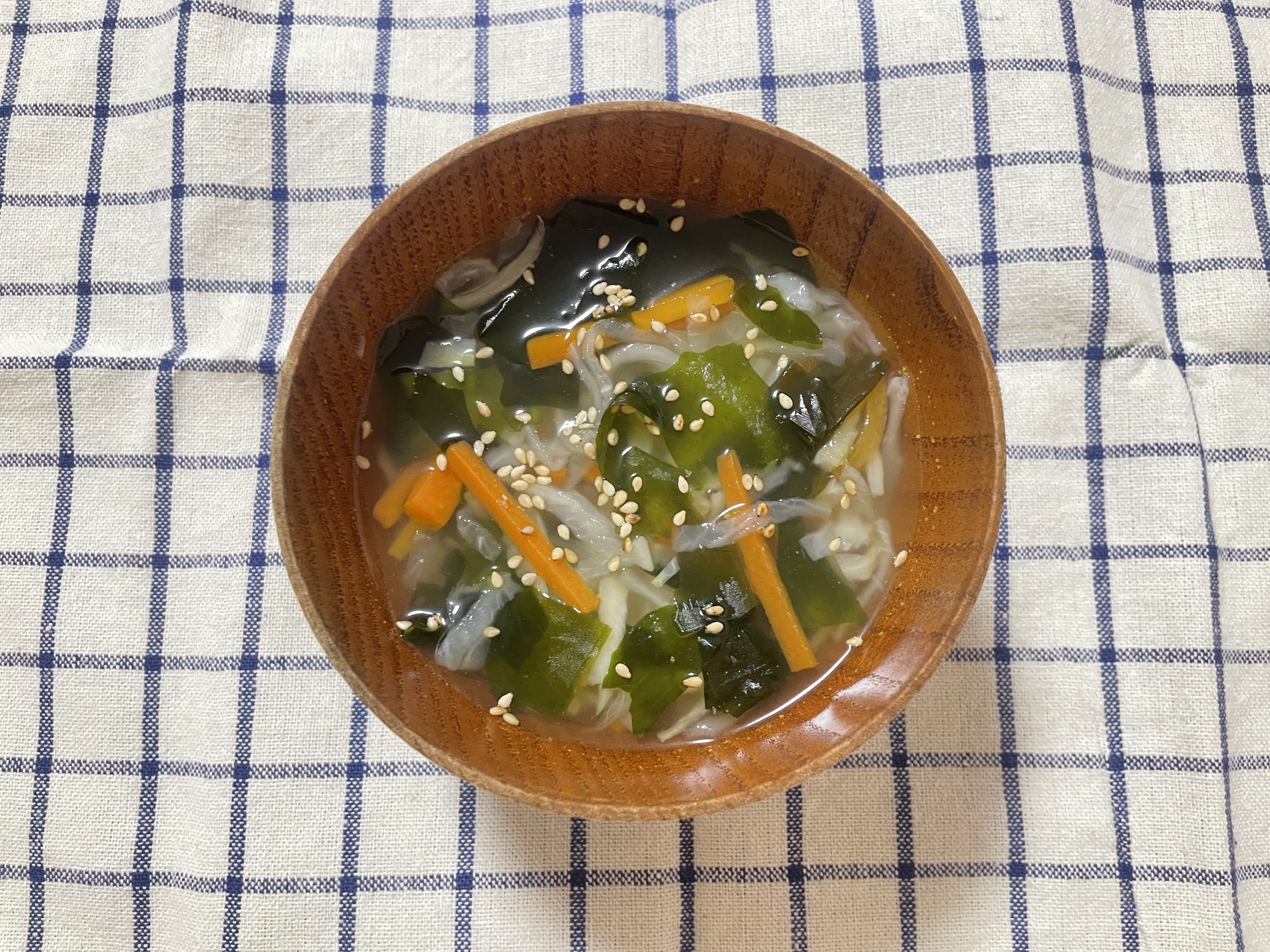 切干しだいこんの中華スープの写真