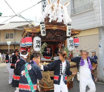 新森のだんじりの写真