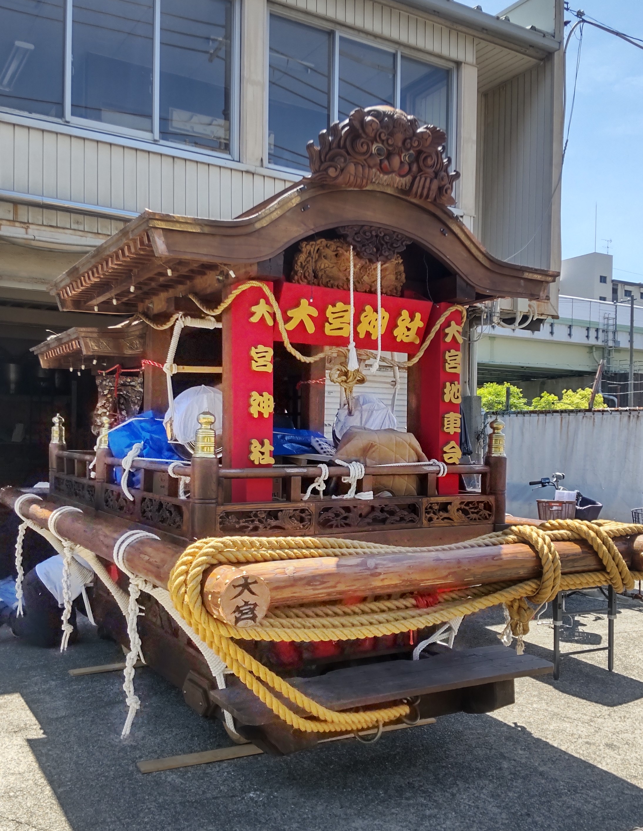 だんじりの前景