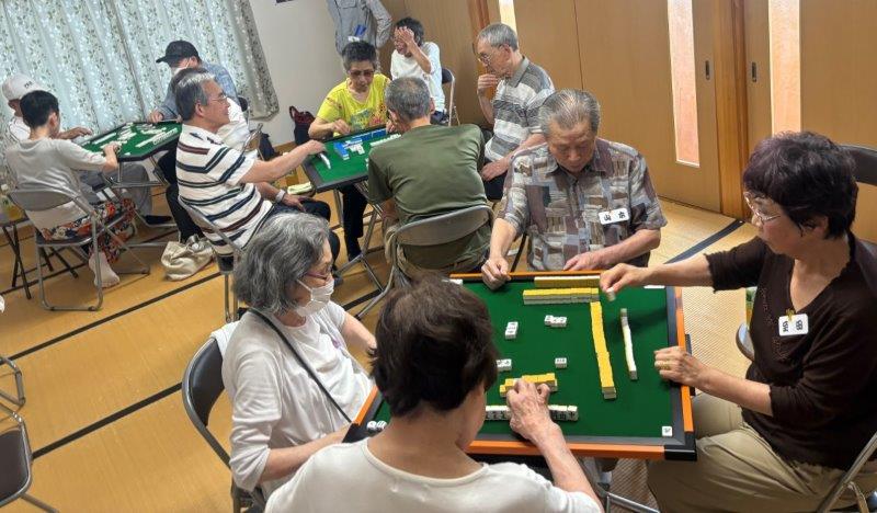 健康麻雀会場の様子