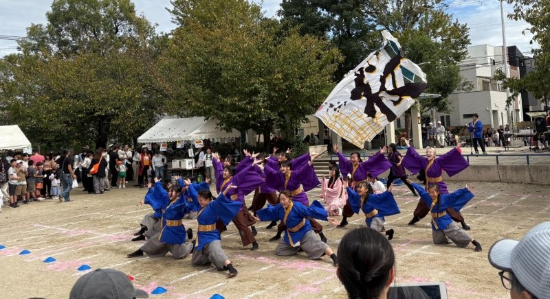 よさこいソーランのパフォーマンス