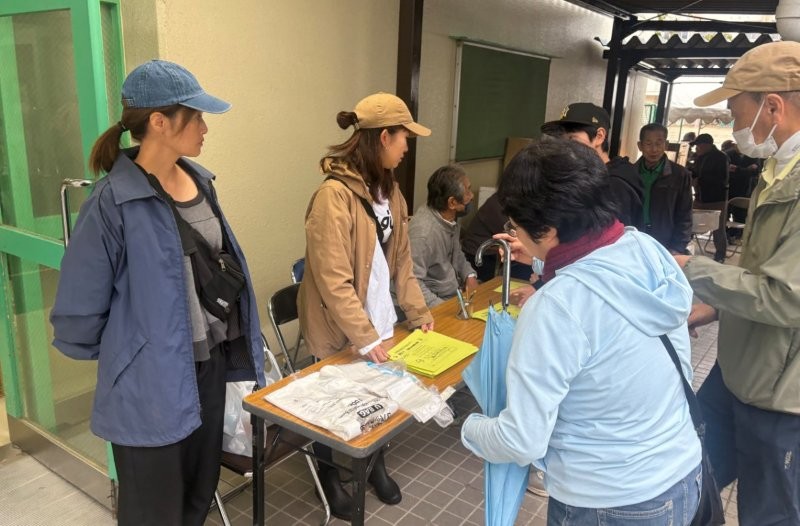 会場受付の様子