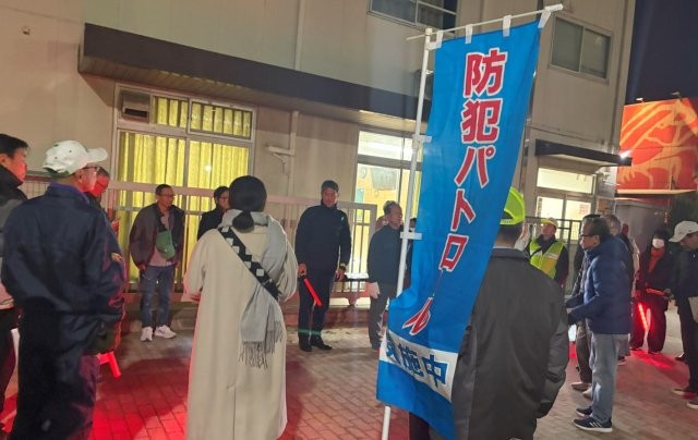 新森会館の前で集合