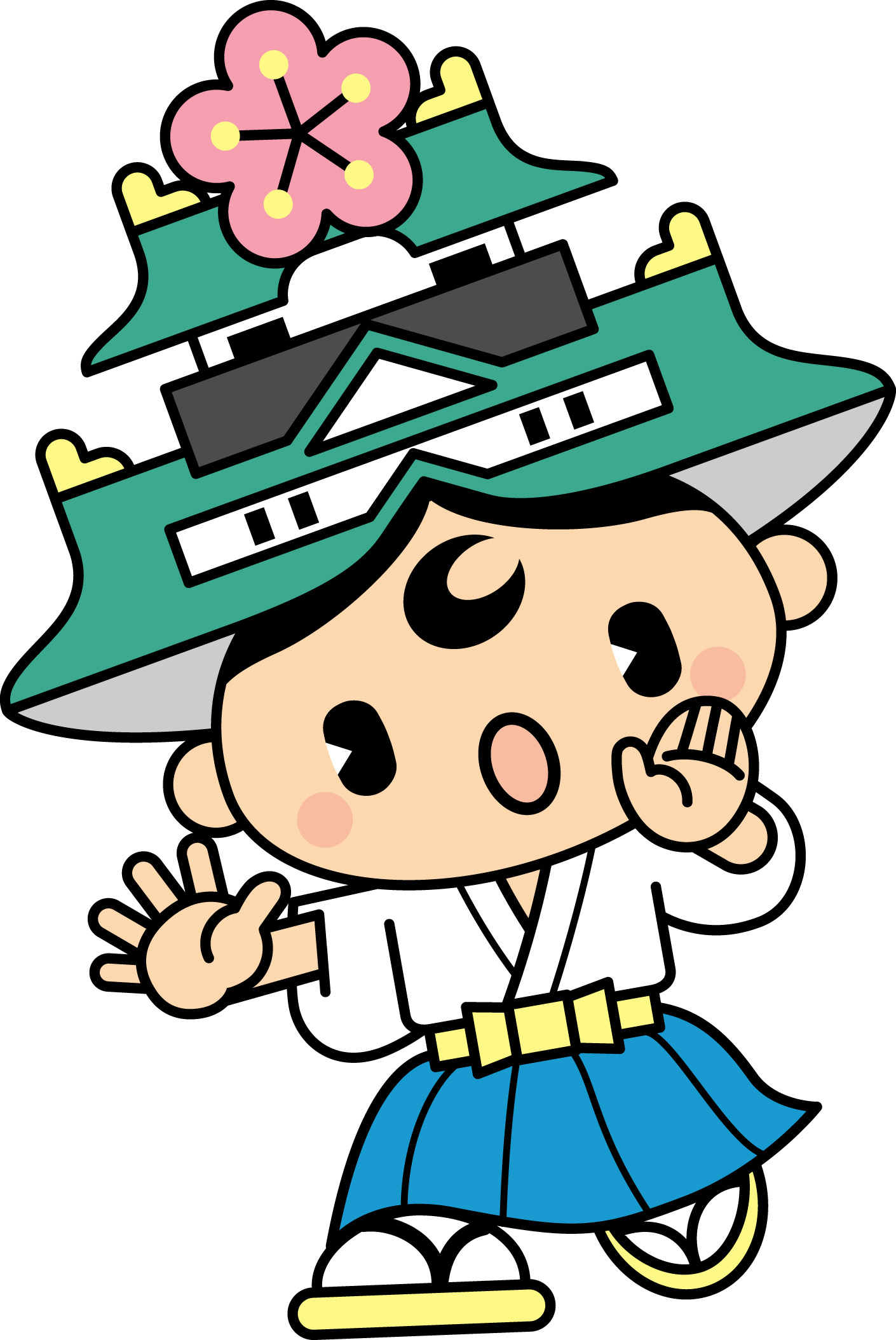 中央区マスコットキャラクター「ゆめまるくん」のイラスト