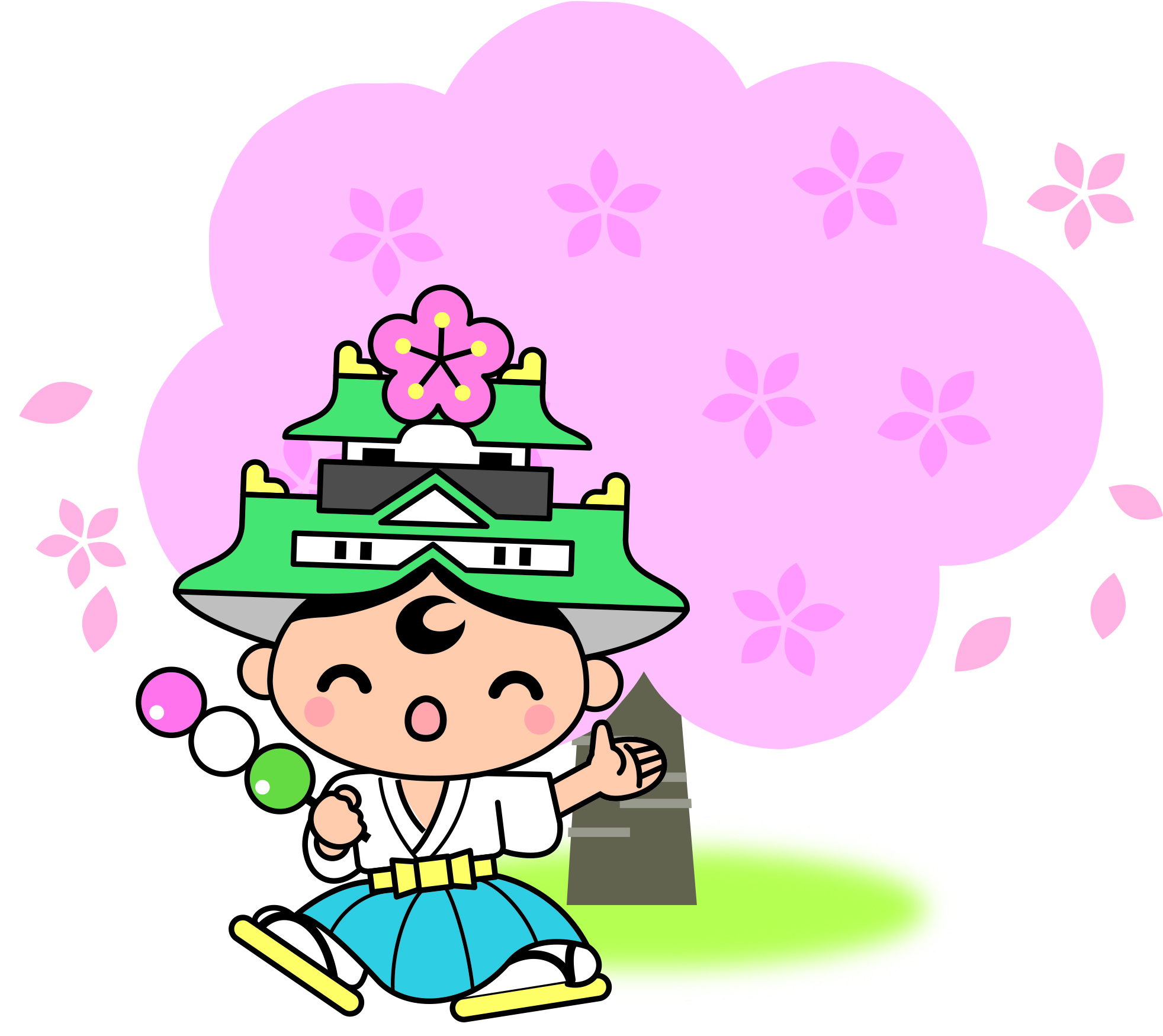 中央区マスコットキャラクターゆめまるくん