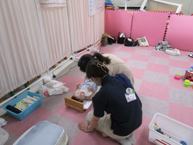 計測中の写真