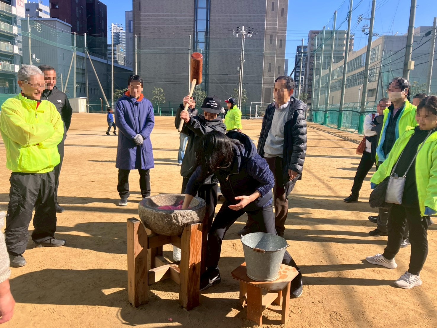 もちつき大会の様子1