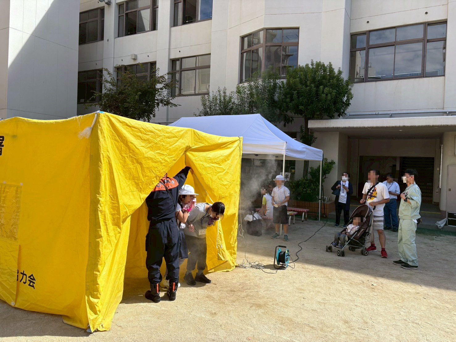 避難所開設訓練の様子③