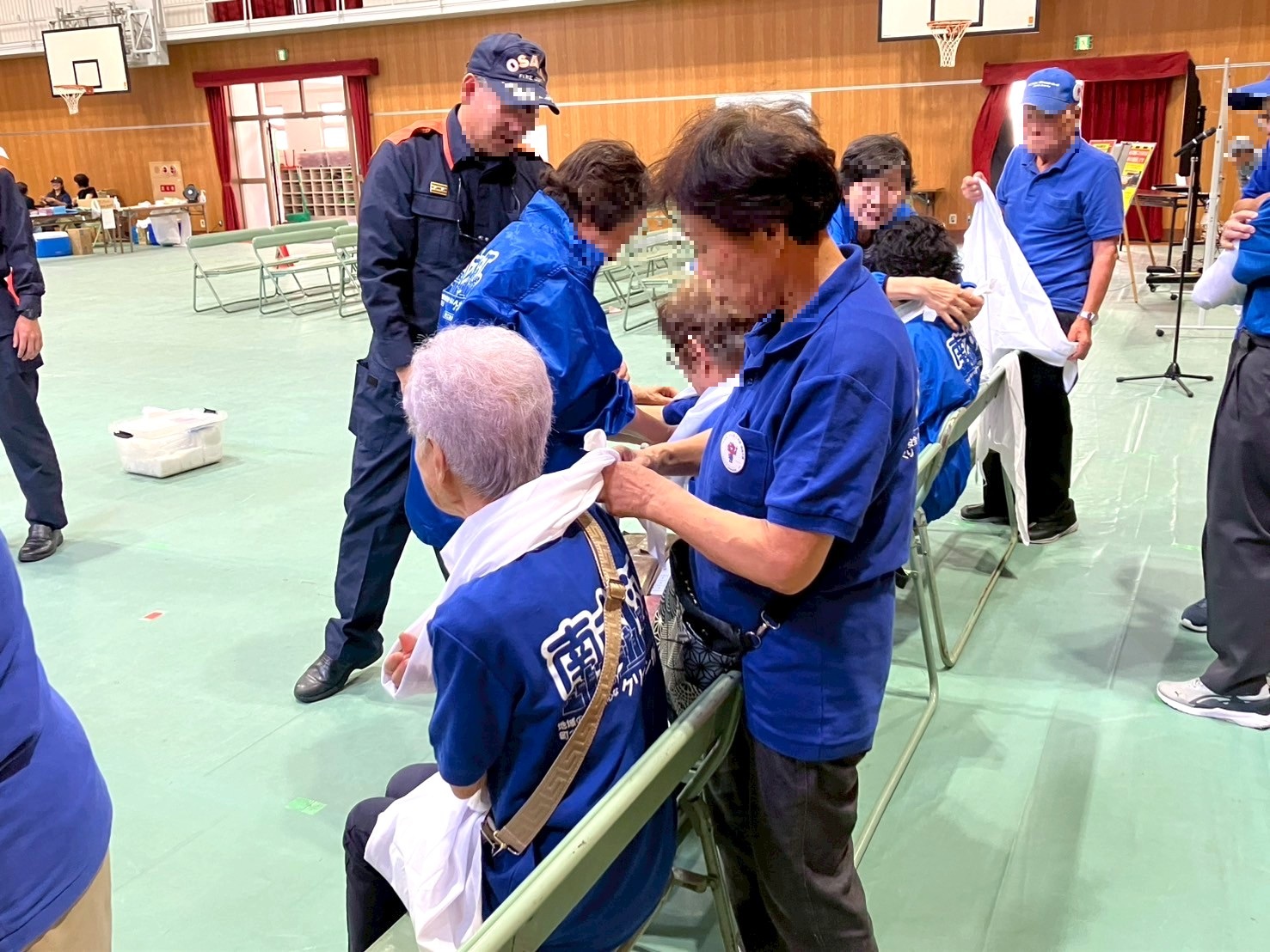 防災訓練の様子②