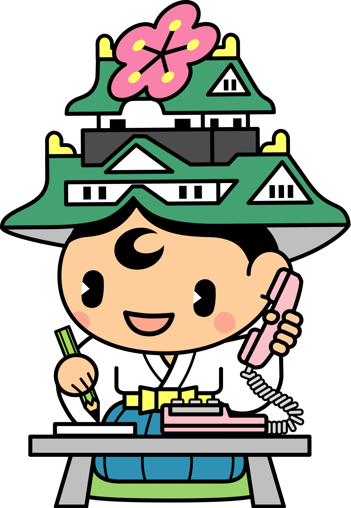 中央区マスコットキャラクターゆめまるくん