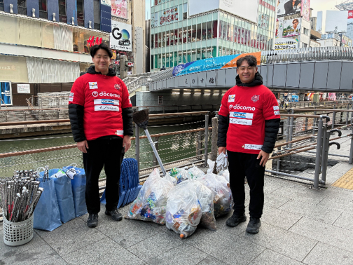 冨岡周選手と福江仙太郎選手の画像