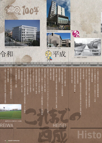 西成区制100周年記念誌