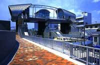 Dotonbori River water gate