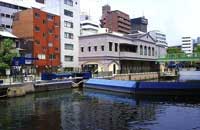 Higashiyokobori River water gate