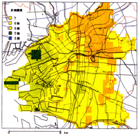 Distribution of Seismic Intensities Map