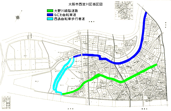 Yodogawa Ward City Block Map