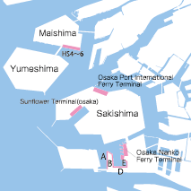 Each ferry terminals