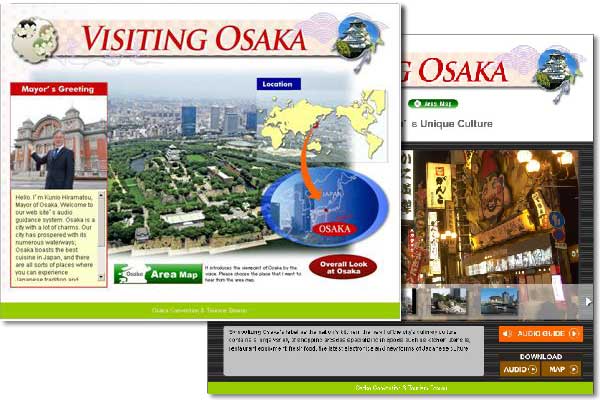 VISITING OSAKA toppage image