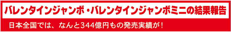 年末ジャンボ・年末ジャンボミニの結果報告
日本全国では、なんと1,324億円もの発売実績が！