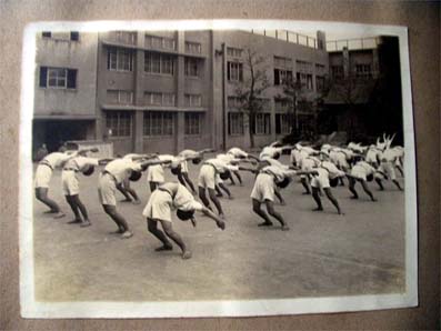 昭和18年頃の北中道小学校の写真