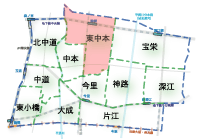 地区選択用のマップ