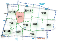 地区選択用のマップ