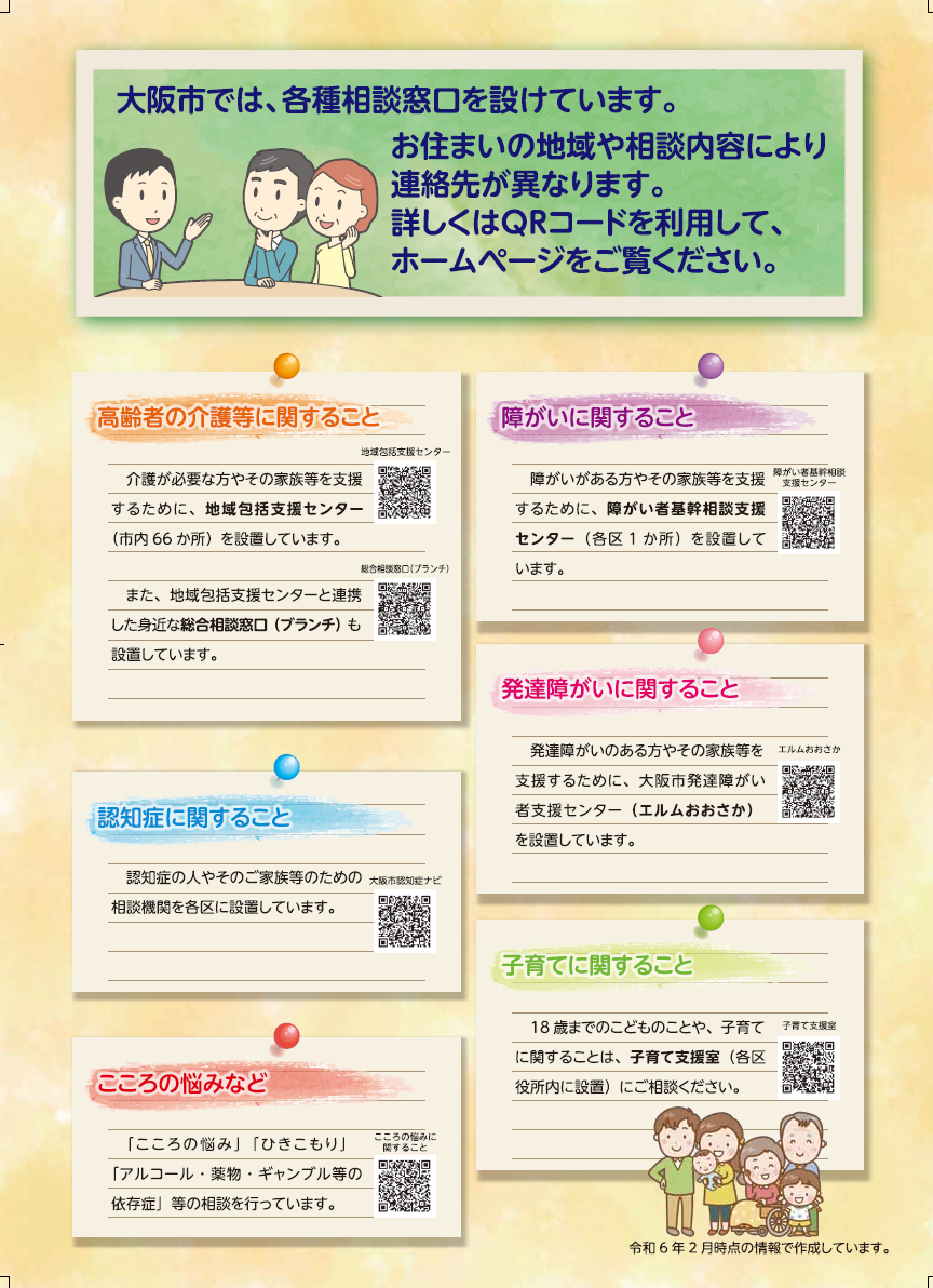 ケアラーについての周知・啓発ちらし画像(うら)