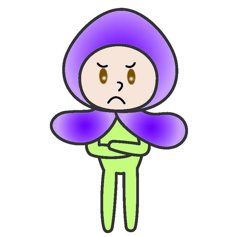 フッピー困り顔
