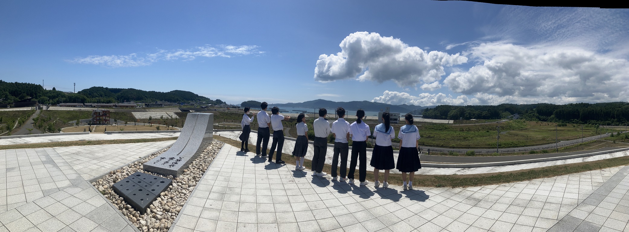 南三陸町震災復興祈念公園　祈りの丘