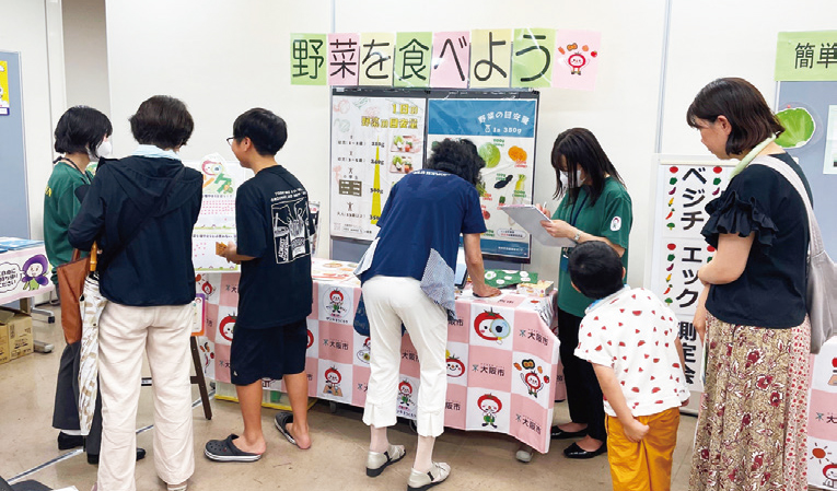 食育なつまつりの様子