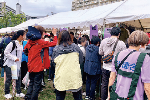 区民まつりの様子1