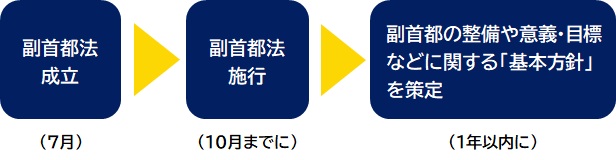 副首都法に関するスケジュール