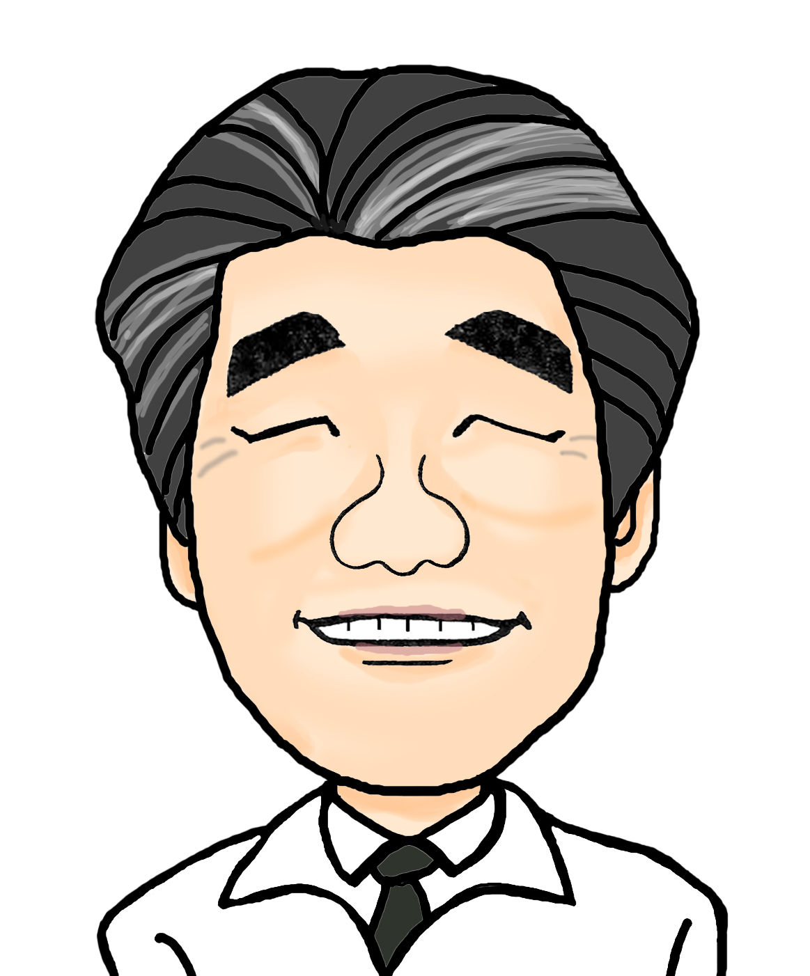 東成区長　はるき　たかのぶ　イラスト