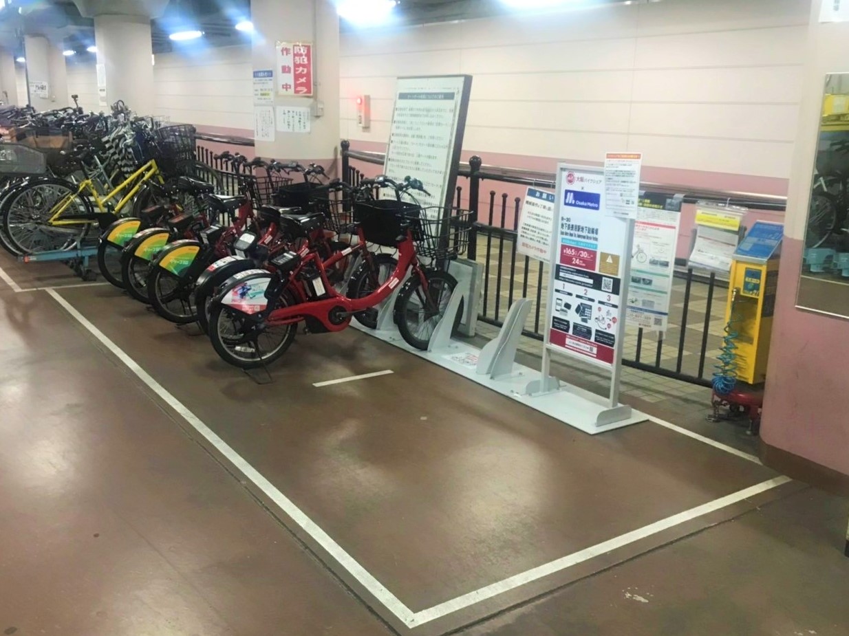 長居駅地下駐輪場