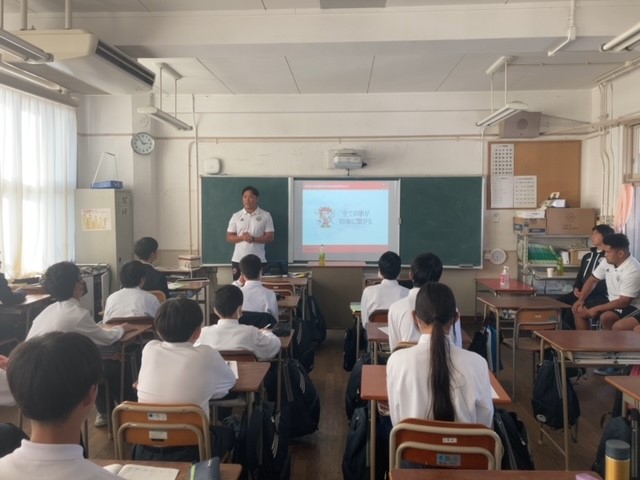 職業講話の様子
