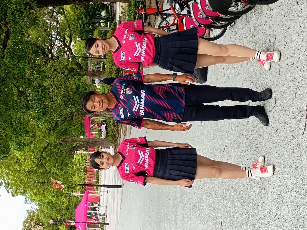 シェアサイクルを使ってヨドコウ桜スタジアムへ