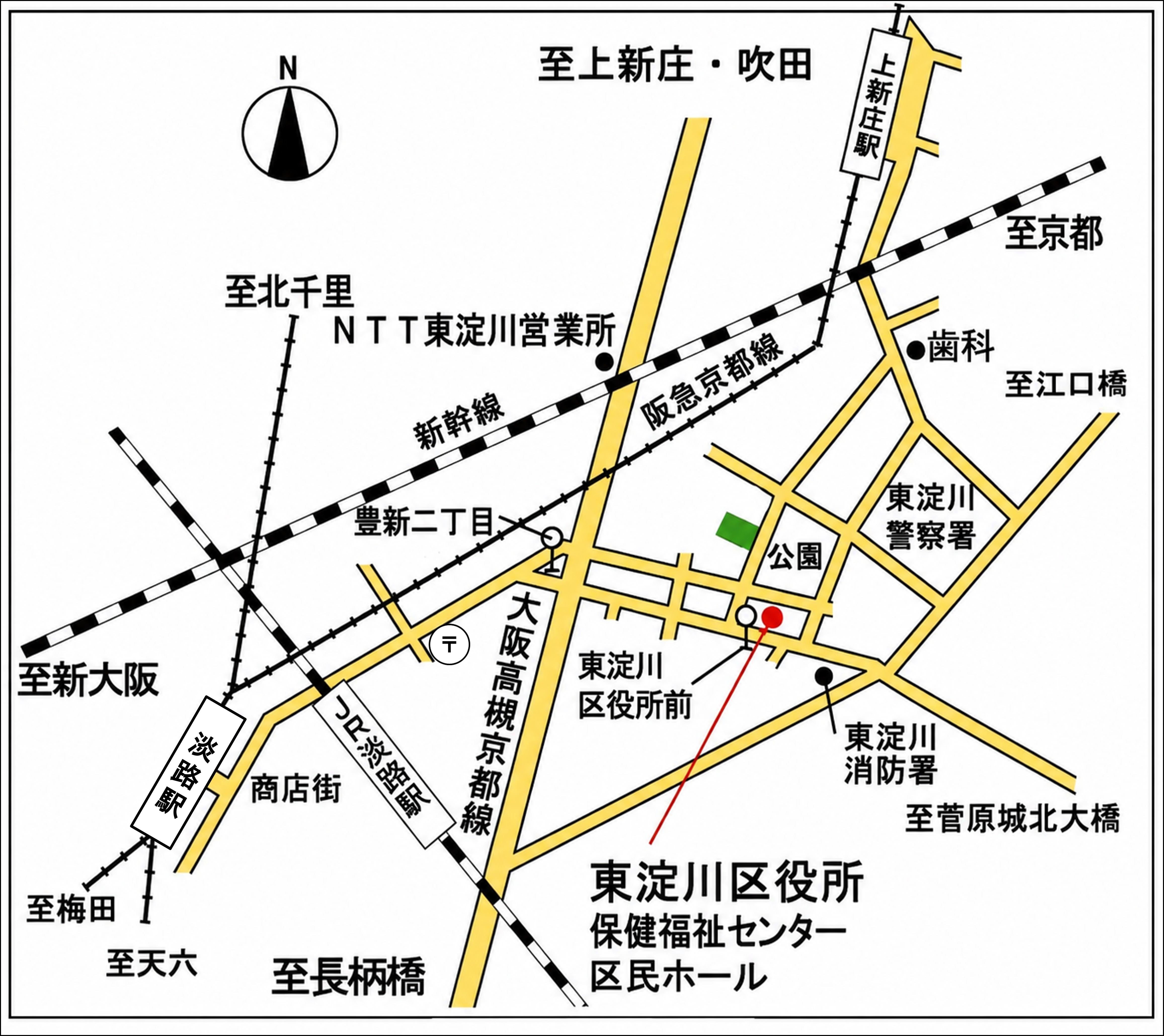 大阪市東淀川区：大阪市東淀川区役所・出張所のご案内 （区の紹介