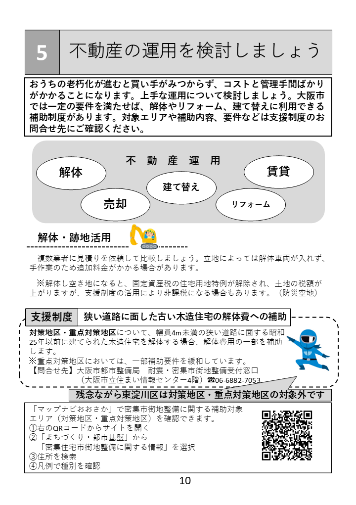 10ページ　不動産の運用を検討しましょう