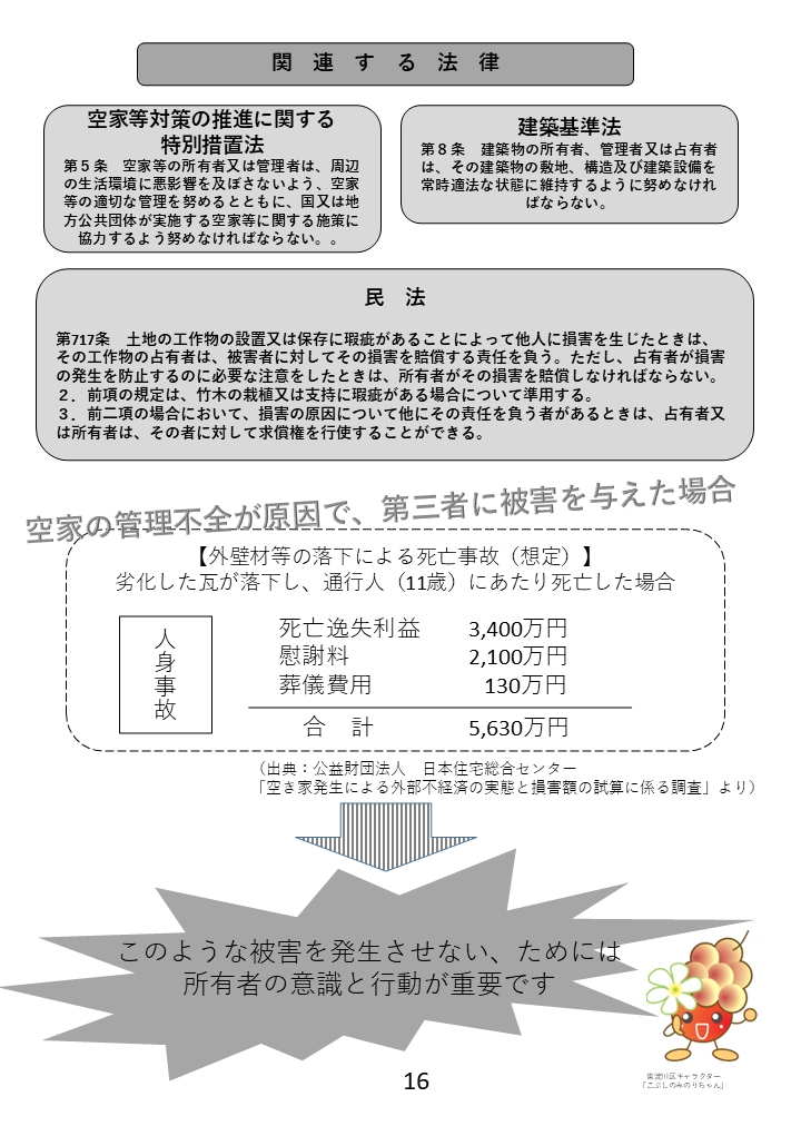 16ページ　関連する法律