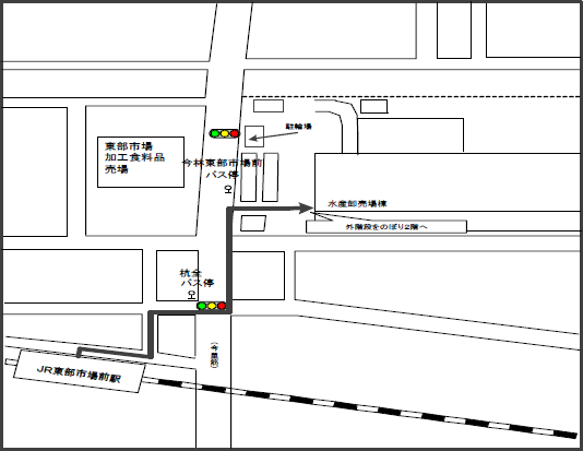 集合場所案内図
