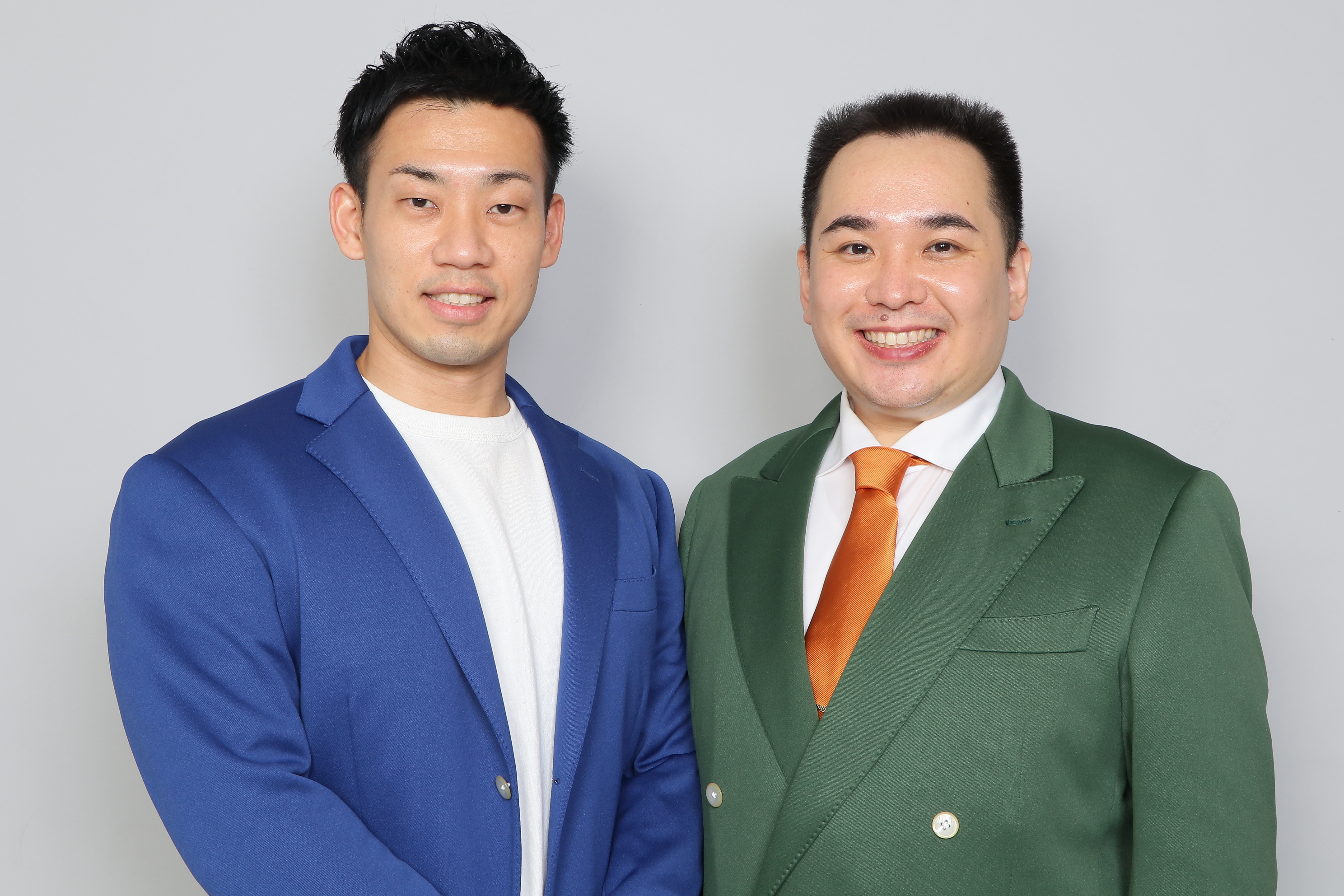 ミルクボーイ（左から駒場孝さん、内海崇さん）