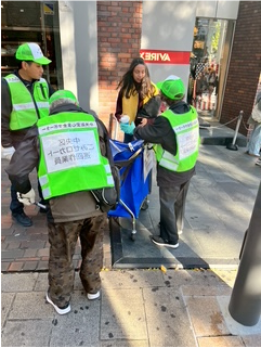 ミナミごみゼロカート作業イメージその2