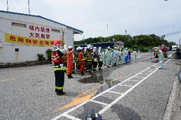 訓練終了後の講評