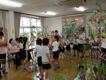 七夕祭りの様子